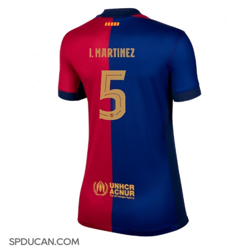 Zenski Nogometni Dres Barcelona Inigo Martinez #5 Domaci 2024-25 Kratak Rukav